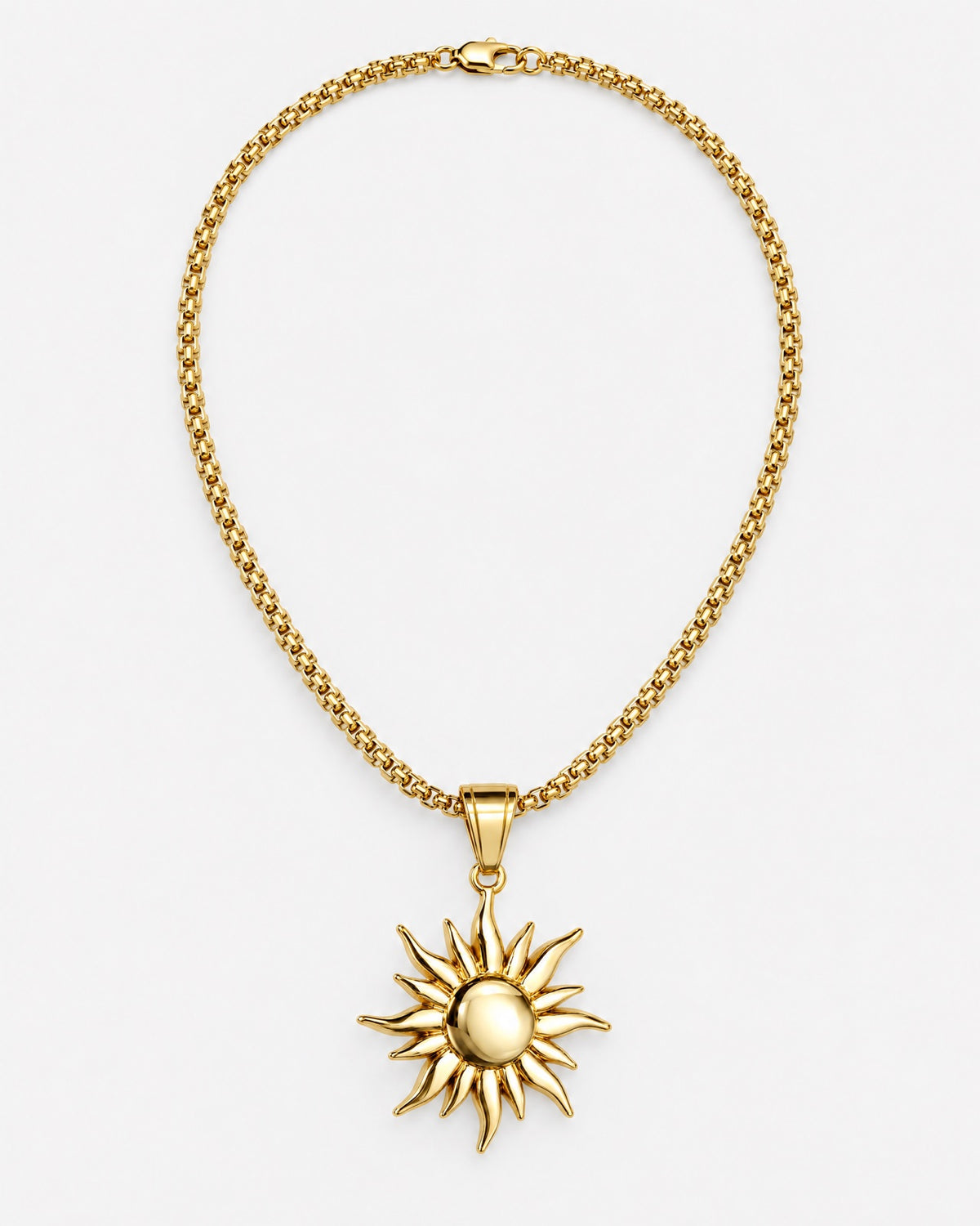 Sun Necklace, full chain