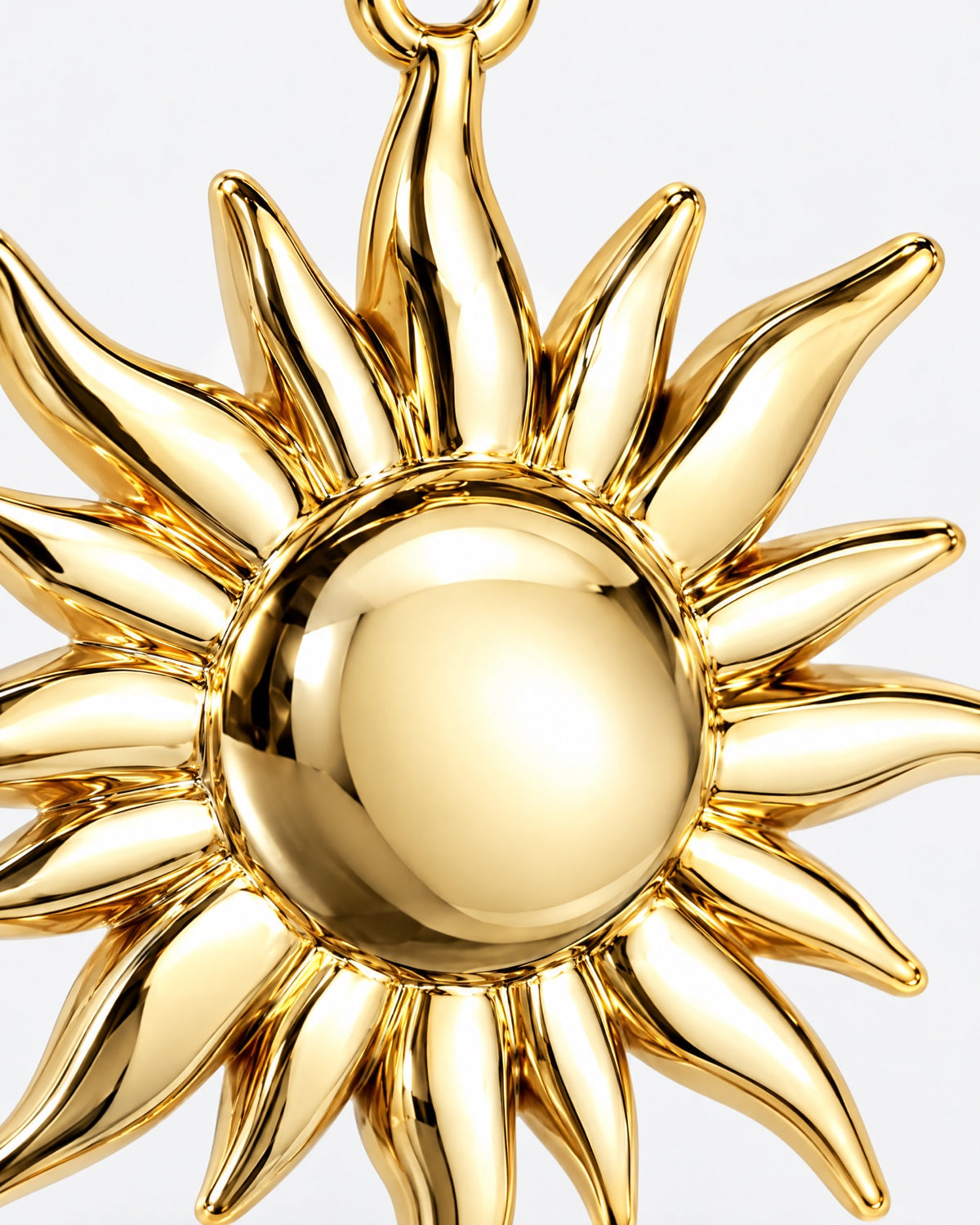 Sun Necklace, pendant detail